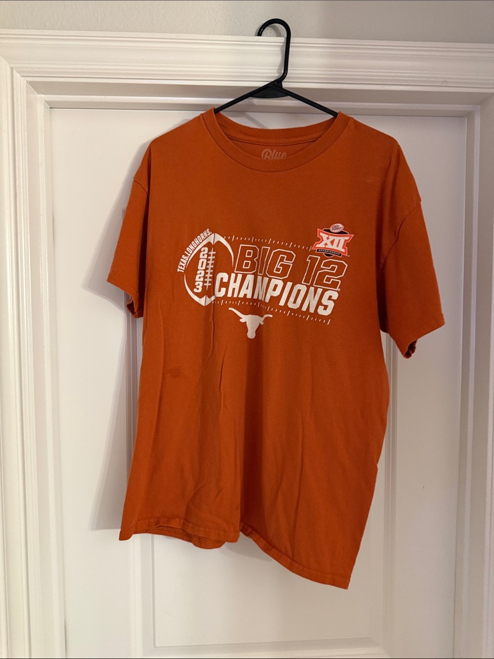University of Texas Longhorns Big 12 Champions Orange T-Shirt
